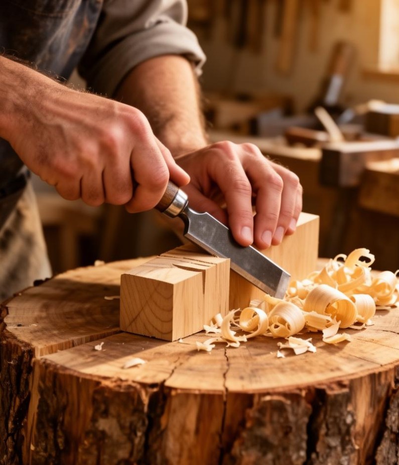 Craftsman at work